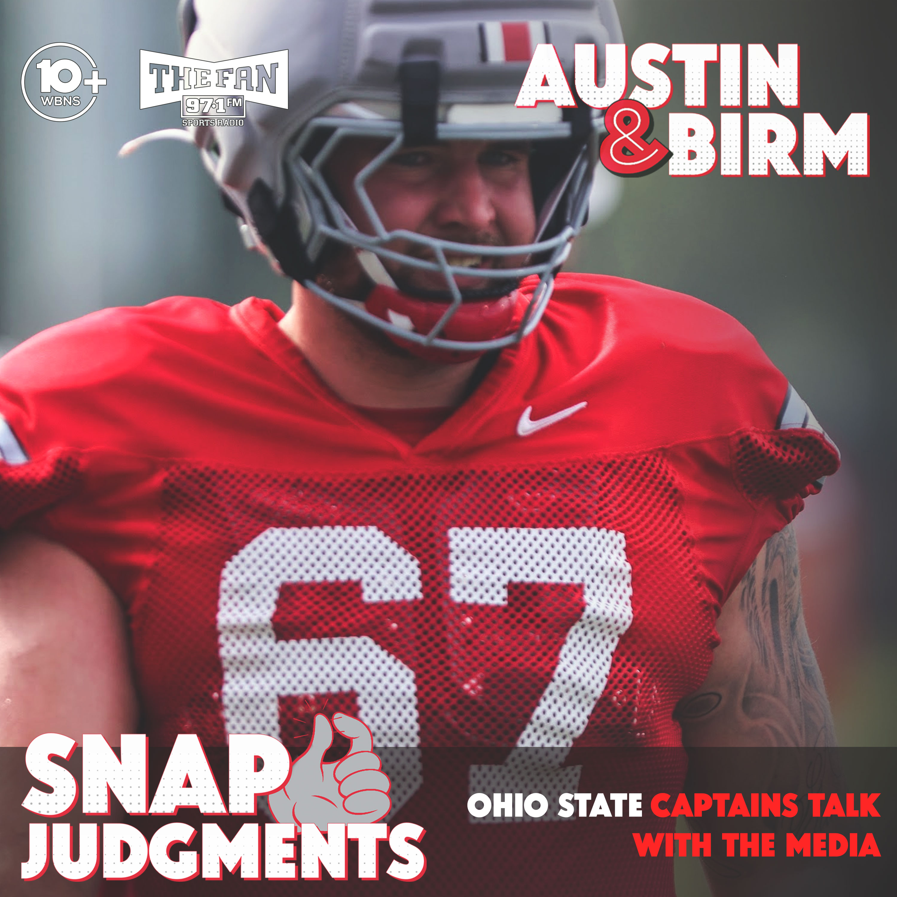 Snap Judgments: Ohio State captains meet with media, Legend Bey, Arthur Smith conversations lead way episode artwork