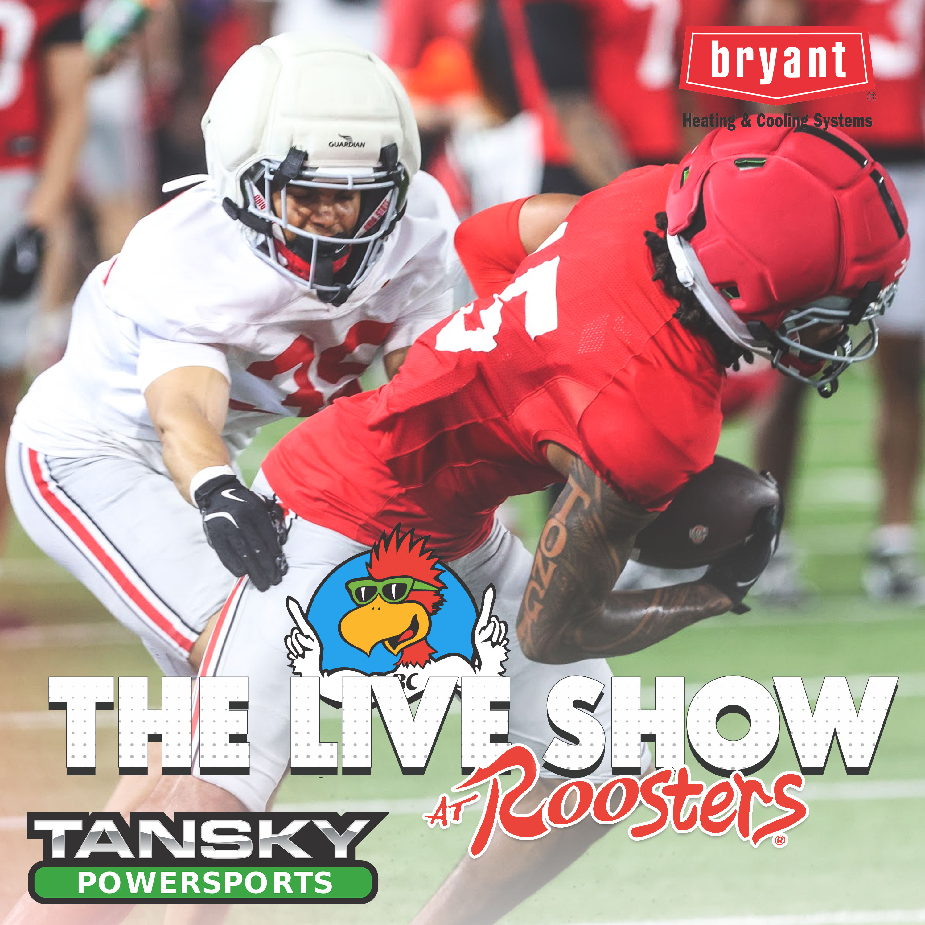 The Live Show at Roosters: Ohio State game week arrives as Buckeyes put offseason to bed episode artwork